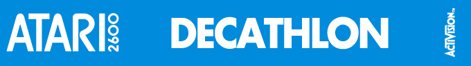 Activision Decathlon logo for Atari 2600